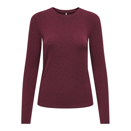 ONLY Sia L/S Bluse - Cabernet