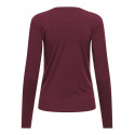 ONLY Sia L/S Bluse - Cabernet