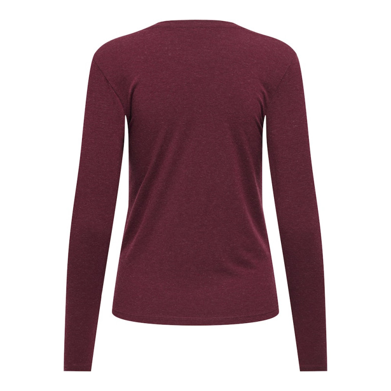 ONLY Sia L/S Bluse - Cabernet