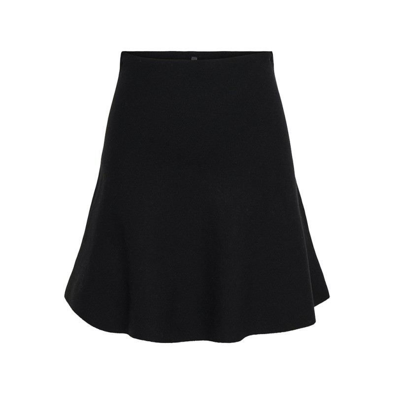 ONLY Calina Strik Nederdel - Sort