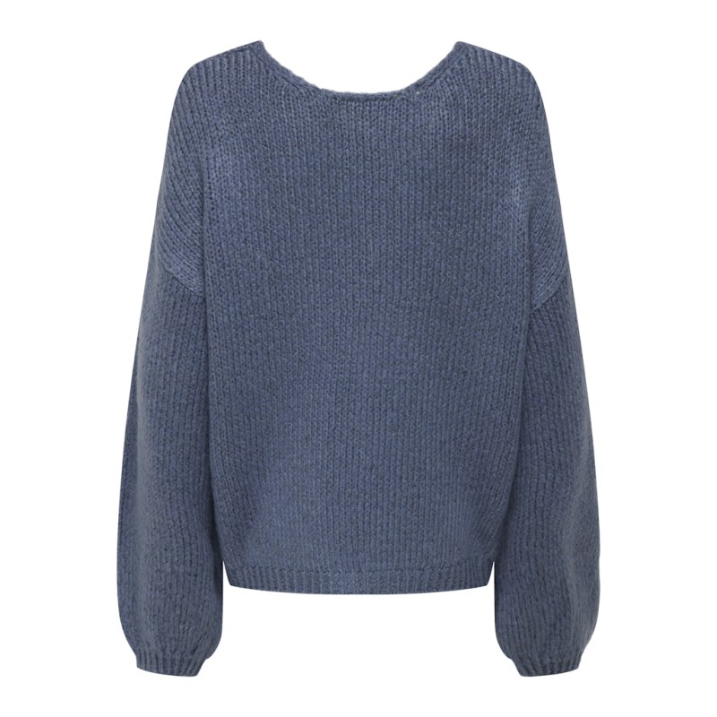 JDY Dinea L/S Vendbar Strik Pullover - Wild Wind