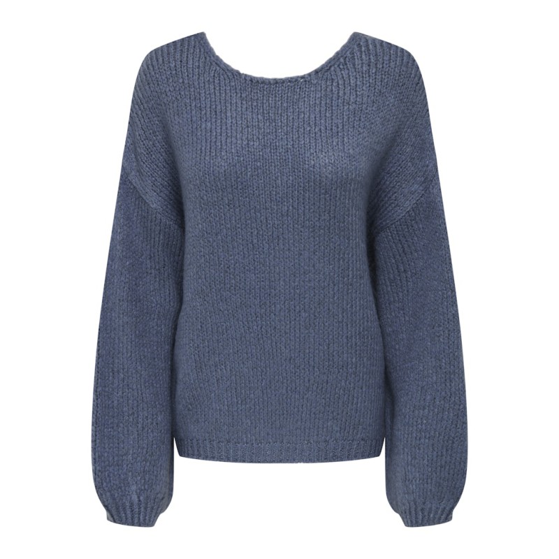 JDY Dinea L/S Vendbar Strik Pullover - Wild Wind