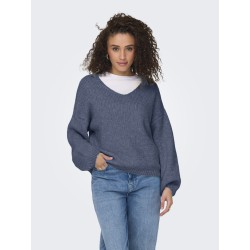 JDY Dinea L/S Vendbar Strik Pullover - Wild Wind
