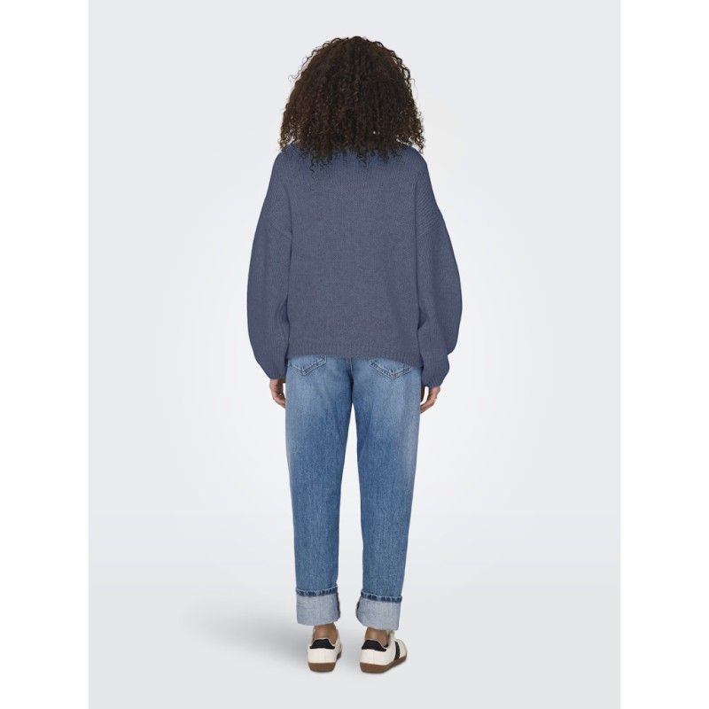 JDY Dinea L/S Vendbar Strik Pullover - Wild Wind