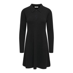 JDY Rosemary L/S Strik Kjole - Sort