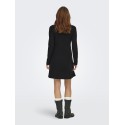 JDY Rosemary L/S Strik Kjole - Sort