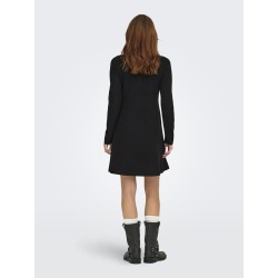 JDY Rosemary L/S Strik Kjole - Sort