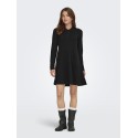 JDY Rosemary L/S Strik Kjole - Sort