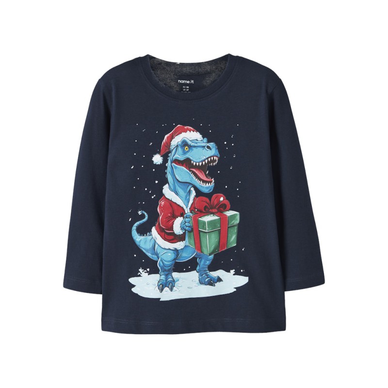 NAME IT MINI Vosmas L/S Bluse - Navy Blazer