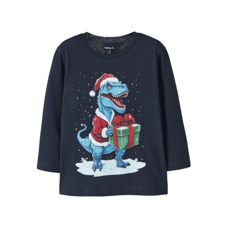 NAME IT MINI Vosmas L/S Bluse - Navy Blazer