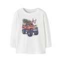 NAME IT MINI Vosmas L/S Bluse - Cloud Dancer