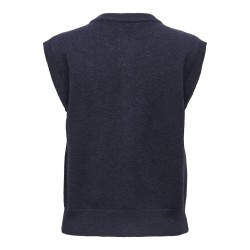 ONLY Camilla Strik Vest - Navy Blazer