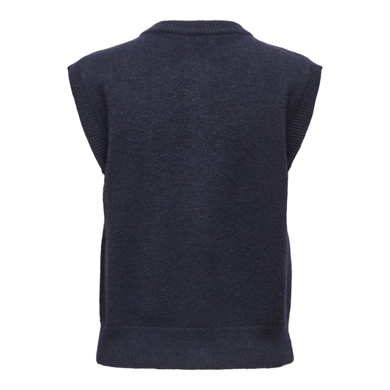 ONLY Camilla Strik Vest - Navy Blazer
