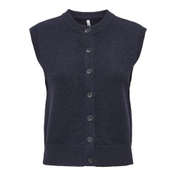 ONLY Camilla Strik Vest - Navy Blazer