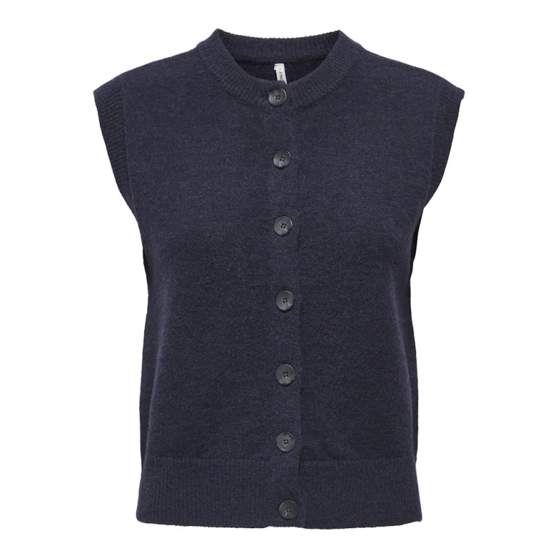 ONLY Camilla Strik Vest - Navy Blazer