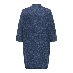 ONLY CARMAKOMA Grace Rose Denim Kjole - Medium Blue Denim