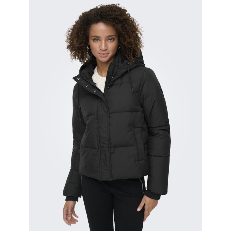 ONLY Alice Kort Dynejakke - Sort