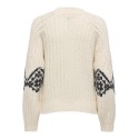 JDY Naomi L/S Kabelstrik Sweater - Ecru