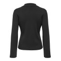 ONLY Andrea L/S Polo Cardigan - Sort