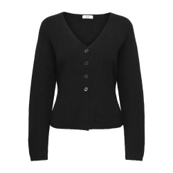 JDY Lea L/S Strik Cardigan - Sort