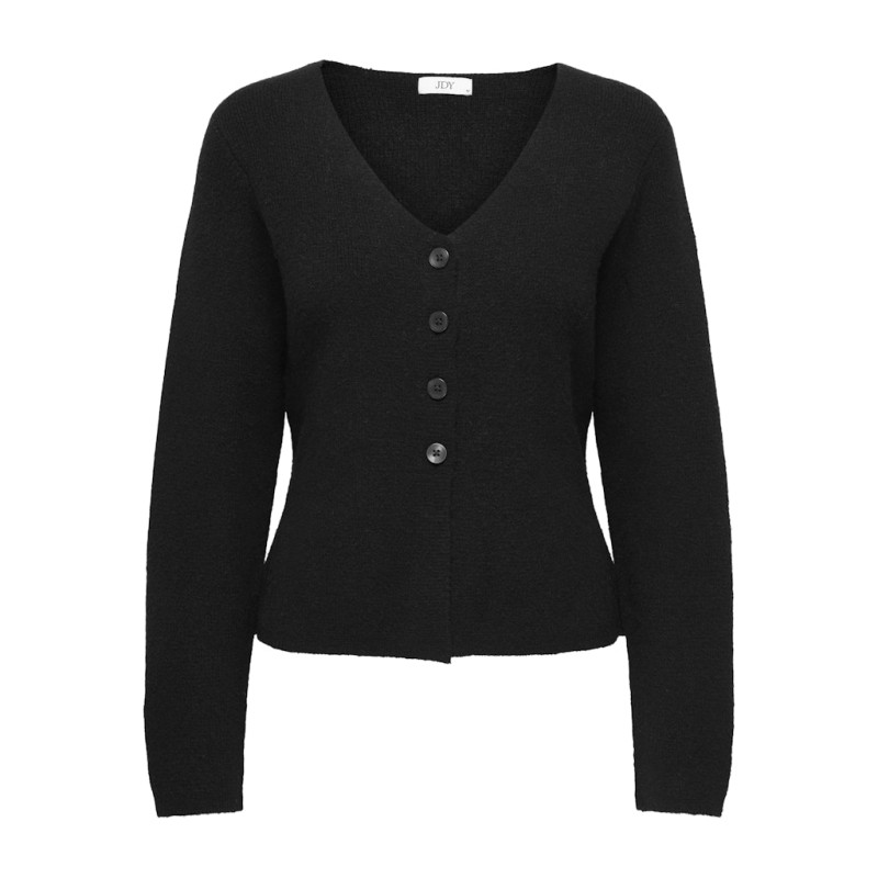 JDY Lea L/S Strik Cardigan - Sort