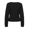 JDY Lea L/S Strik Cardigan - Sort