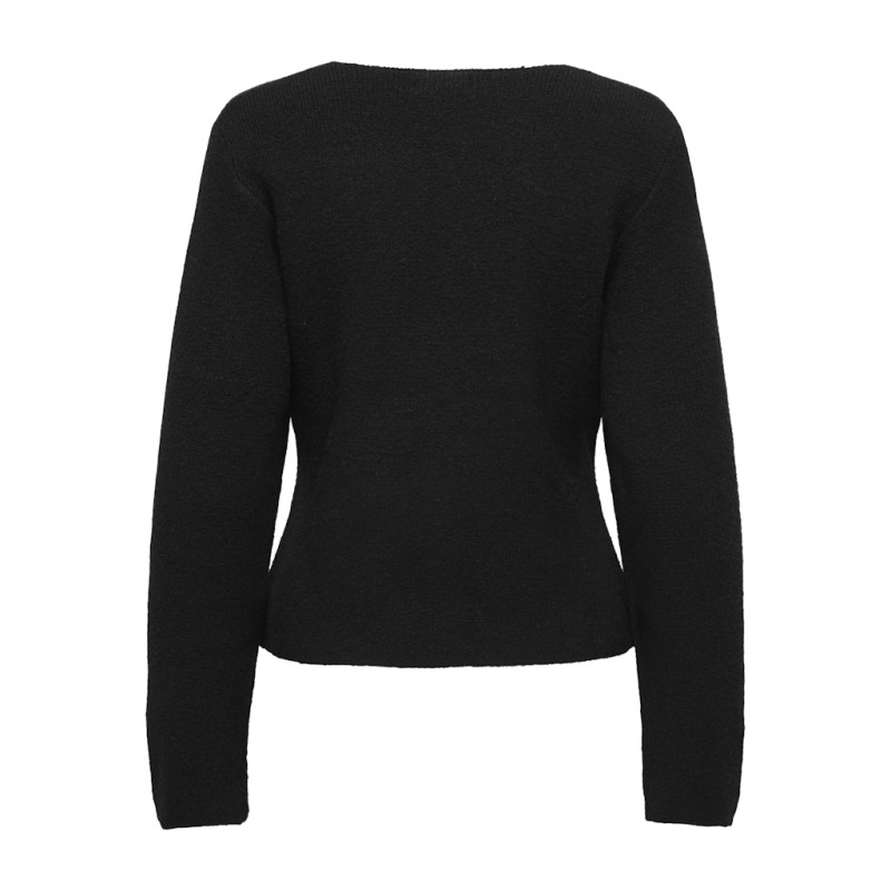 JDY Lea L/S Strik Cardigan - Sort