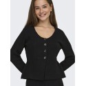 JDY Lea L/S Strik Cardigan - Sort