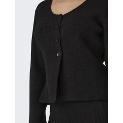 JDY Lea L/S Strik Cardigan - Sort