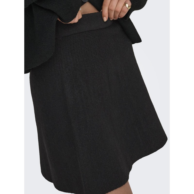 JDY Lea Strik Nederdel - Sort