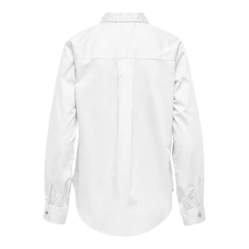 JDY Willow L/S Perle Skjorte - Hvid