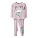 NAME IT MINI Soleim Pippi L/S Pyjamassæt - Keepsake Lilac