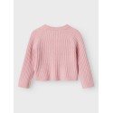 NAME IT MINI Rikine L/S Strik Pullover - Cradle Pink
