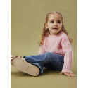 NAME IT MINI Rikine L/S Strik Pullover - Cradle Pink