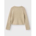 NAME IT KIDS Rikine L/S Strik Pullover - Doeskin