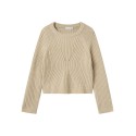 NAME IT KIDS Rikine L/S Strik Pullover - Doeskin