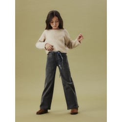 NAME IT KIDS Rikine L/S Strik Pullover - Doeskin