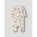NAME IT BABY Vismas L/S Natdragt - Whitecap Gray / Xmas