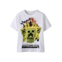 NAME IT KIDS Moja Minecraft T-shirt - Bright White