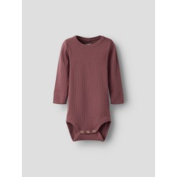 NAME IT BABY Ofulla L/S Bodystocking - Rose Brown
