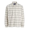 JACK & JONES JUNIOR Rinwood L/S Overshirt - Cloud Dancer