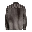 JACK & JONES JUNIOR Rinwood L/S Overshirt - Deep Mahogany