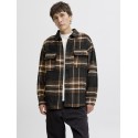 JACK & JONES Bradley Ollie Overshirt L/S - Monks Robe