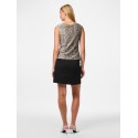 PIECES Kam Top - Morel / Silver Sequins