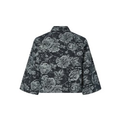 PIECES Marosa Denim Skjorte - Sort / Rose