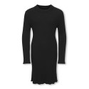 KIDS ONLY Bianka L/S Strik Kjole - Sort