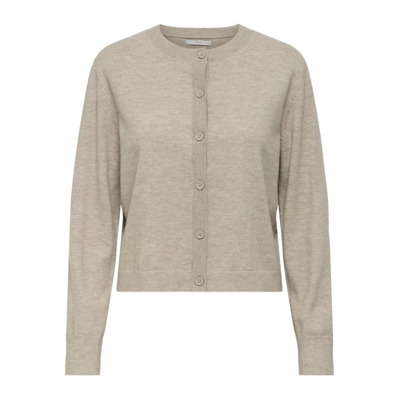 ONLY Camille Basic L/S Cardigan - Pumice Stone