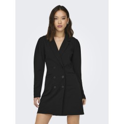 JDY Catia Elsa L/S Blazer Kjole - Sort