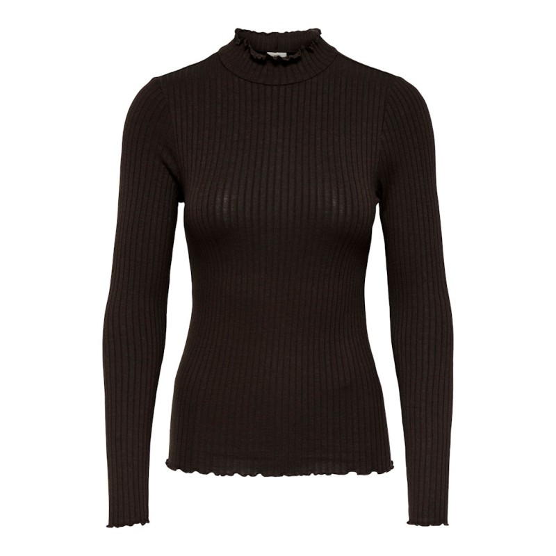 JDY Fransiska L/S Bluse - Black Coffee