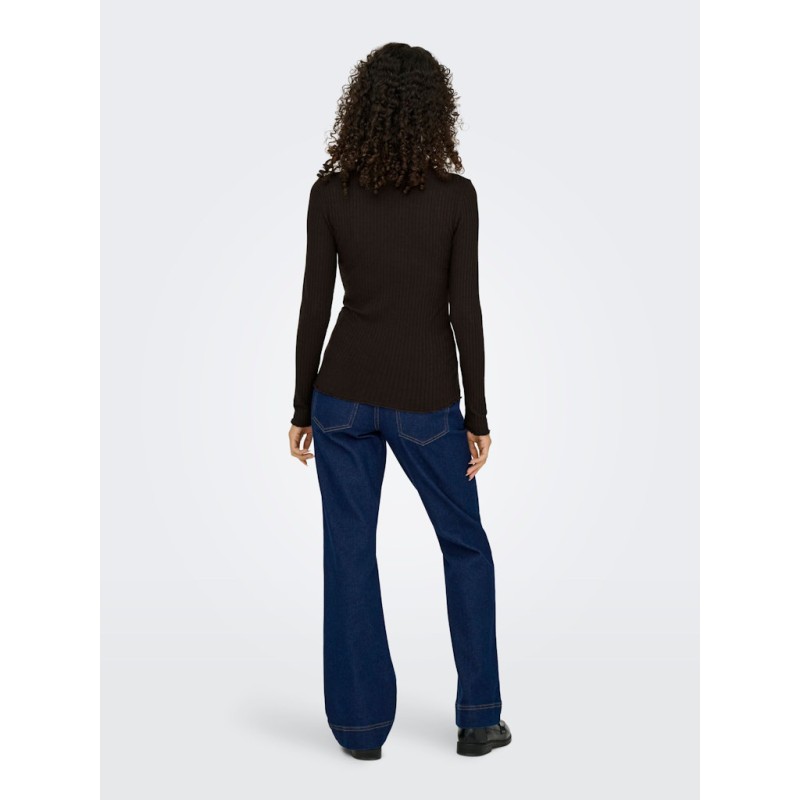 JDY Fransiska L/S Bluse - Black Coffee